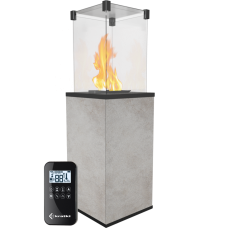 Газовий обігрівач Kratki PATIO MINI керамограніт OXIDE GRIGIO - пульт