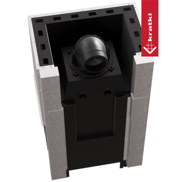Камінна топка Kratki REGNOR 680/280 Ø 160 тристороння