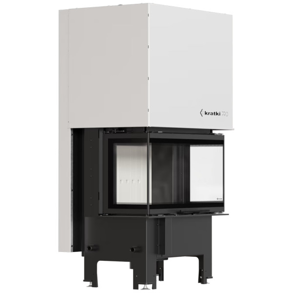 Камінна топка Kratki REGNOR 680/280 Ø 160 тристороння
