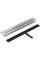 Біокамін Kratki DELTA 2 SLIM чорний зі склом