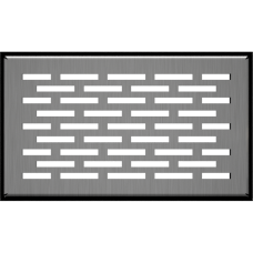 Камінна решітка Kratki FLOOR шліфована 11x17