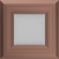 Камінна решітка Kratki Oskar мідна 11x11