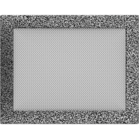 Камінна решітка Kratki чорно-срібна 22x30