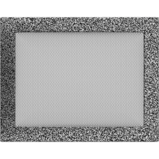 Камінна решітка Kratki чорно-срібна 22x30
