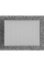 Камінна решітка Kratki чорно-срібна 22x30