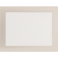 Камінна решітка Kratki кремова 22x30