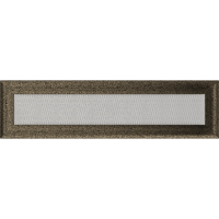 Камінна решітка Kratki Oskar чорно-золота 11x42
