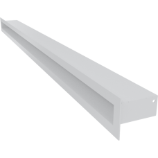 Камінна решітка Kratki TUNEL біла 6x100