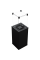 Газовий обігрівач Kratki PATIO MINI скло/чорний - пікований - пульт