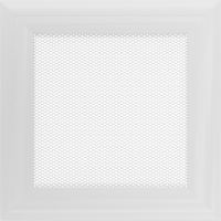 Камінна решітка Kratki Oskar біла 17x17