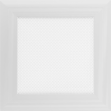 Камінна решітка Kratki Oskar біла 17x17