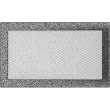 Камінна решітка Kratki чорно-срібна 22x37