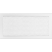 Камінна решітка Kratki біла 22x45
