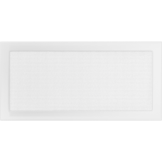 Камінна решітка Kratki біла 22x45
