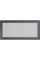 Камінна решітка Kratki графітова 22x45