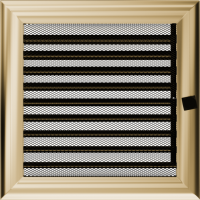 Камінна решітка Kratki Oskar з жалюзями 22x22