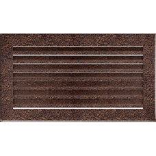 Камінна решітка Kratki FRESH мідна 17x30