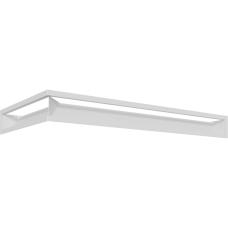 Камінна решітка Kratki LUFT SF кутовий правий білий 40x80x9