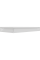 Камінна решітка Kratki LUFT SF кутовий правий білий 40x80x9