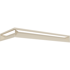 Камінна решітка Kratki LUFT SF кутовий правий кремовий 40x80x9
