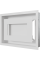 Камінна решітка Kratki WIND біла 22x30