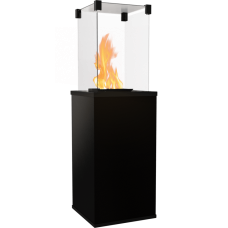 Газовий обігрівач Kratki PATIO керамограніт COLLECTION NERO ASSOLUTO - ручне управління