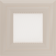 Камінна решітка Kratki Oskar кремова 11x11
