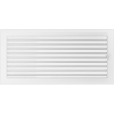 Камінна решітка Kratki біла з жалюзями 22x45