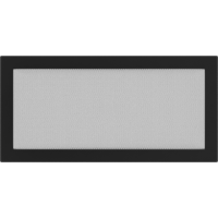 Камінна решітка Kratki чорна 22x45