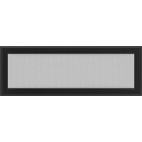 Камінна решітка Kratki Oskar чорна 17x49