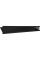 Камінна решітка Kratki LUFT SF кутовий лівий чорний 80x40x9