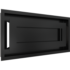 Камінна решітка Kratki WIND чорна 22x45