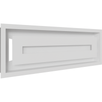 Камінна решітка Kratki WIND біла 17x49