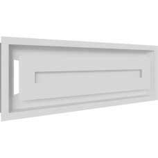 Камінна решітка Kratki WIND біла 17x49