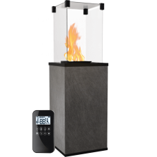 Газовий обігрівач Kratki PATIO MINI керамограніт SETA LIQUORICE - пульт