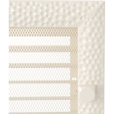 Камінна решітка Kratki Venus кремова з жалюзями 22x30