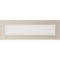 Камінна решітка Kratki Oskar кремова 11x32