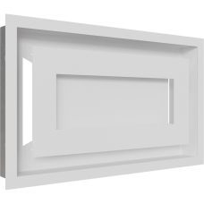 Камінна решітка Kratki WIND біла 22x37