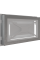 Камінна решітка Kratki WIND біла 22x37