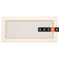 Вентиляційна решітка для каміна SAVEN 17х37 кремова