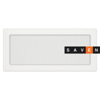 Вентиляційна решітка для каміна SAVEN 17х37 біла