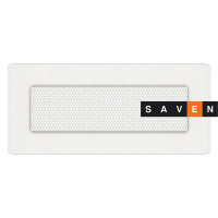 Вентиляційна решітка для каміна SAVEN 11х24 біла