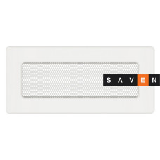 Вентиляційна решітка для каміна SAVEN 11х24 біла