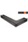 Вентиляційна решітка для каміна кутова ліва SAVEN Loft Angle 95х450х800 графітова