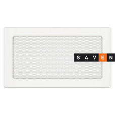 Вентиляційна решітка для каміна SAVEN 17х30 біла
