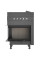 Камінна топка кутова SAVEN Energy Up 75х50х47L Black (15,1 kW) ECO