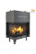 Камінна топка кутова SAVEN Energy Up 75х50х47L Black (15,1 kW) ECO