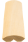 Декор лавковий липа 65 "Екстра", цільний 65х24х1900-3000мм