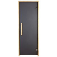 Двері для лазні та сауни Tesli Lux Graphite Sateen 2000х700