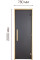 Двері для лазні та сауни Tesli Lux Graphite Sateen 2000х800